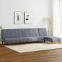 Zweiteilige Sofagarnitur aus dunkelgrauem Samt von vidaXL, Sofas - Ref: Foro24-3216296, Preis: 424,61 €, Rabatt: %