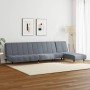 Zweiteilige Sofagarnitur aus dunkelgrauem Samt von vidaXL, Sofas - Ref: Foro24-3216296, Preis: 422,07 €, Rabatt: %