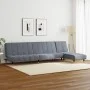 Zweiteilige Sofagarnitur aus dunkelgrauem Samt von vidaXL, Sofas - Ref: Foro24-3216296, Preis: 424,61 €, Rabatt: %