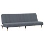 Zweiteilige Sofagarnitur aus dunkelgrauem Samt von vidaXL, Sofas - Ref: Foro24-3216296, Preis: 422,07 €, Rabatt: %