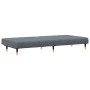 Zweiteilige Sofagarnitur aus dunkelgrauem Samt von vidaXL, Sofas - Ref: Foro24-3216296, Preis: 422,07 €, Rabatt: %