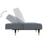 Zweiteilige Sofagarnitur aus dunkelgrauem Samt von vidaXL, Sofas - Ref: Foro24-3216296, Preis: 422,07 €, Rabatt: %