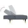 Zweiteilige Sofagarnitur aus dunkelgrauem Samt von vidaXL, Sofas - Ref: Foro24-3216296, Preis: 424,61 €, Rabatt: %
