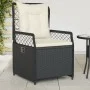 Liegende Gartensessel, 2 Stück, schwarzes synthetisches Rattan von vidaXL, Gartenstühle - Ref: Foro24-368661, Preis: 187,57 €...