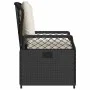 Liegende Gartensessel, 2 Stück, schwarzes synthetisches Rattan von vidaXL, Gartenstühle - Ref: Foro24-368661, Preis: 187,57 €...