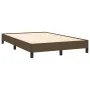 Dark brown fabric bed frame 120x190 cm by vidaXL, Beds and slatted bases - Ref: Foro24-3269608, Price: 101,47 €, Discount: %