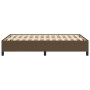 Bettgestell aus dunkelbraunem Stoff, 120 x 190 cm von vidaXL, Betten und Lattenroste - Ref: Foro24-3269634, Preis: 111,25 €, ...