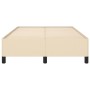 Cream fabric bed frame 120x190 cm by vidaXL, Beds and slatted bases - Ref: Foro24-3269636, Price: 95,11 €, Discount: %