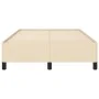 Cream fabric bed frame 120x190 cm by vidaXL, Beds and slatted bases - Ref: Foro24-3269636, Price: 93,88 €, Discount: %