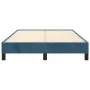 Dunkelblauer Samtbettrahmen 120x190 cm von vidaXL, Betten und Lattenroste - Ref: Foro24-3269629, Preis: 100,45 €, Rabatt: %