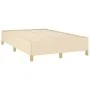 Cream fabric bed frame 120x190 cm by vidaXL, Beds and slatted bases - Ref: Foro24-3269643, Price: 94,90 €, Discount: %