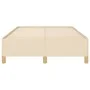 Cream fabric bed frame 120x190 cm by vidaXL, Beds and slatted bases - Ref: Foro24-3269643, Price: 94,90 €, Discount: %
