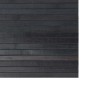 Alfombra rectangular bambú gris 70x300 cm