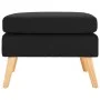 Black fabric footrest by vidaXL, Ottomans - Ref: Foro24-288742, Price: 86,43 €, Discount: %