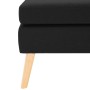Fußstütze aus schwarzem Stoff von vidaXL, Osmanen - Ref: Foro24-288742, Preis: 87,89 €, Rabatt: %