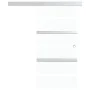 Puerta corredera vidrio ESG y aluminio plateado 76x205 cm de vidaXL, Puertas - Ref: Foro24-288058, Precio: 207,41 €, Descuent...