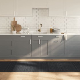Rectangular gray bamboo rug 80x400 cm by vidaXL, Rugs - Ref: Foro24-376922, Price: 37,58 €, Discount: %