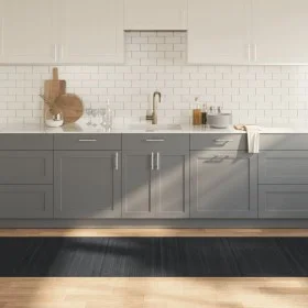 Rectangular gray bamboo rug 80x400 cm by vidaXL, Rugs - Ref: Foro24-376922, Price: 37,58 €, Discount: %