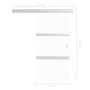 Puerta corredera vidrio ESG y aluminio plateado 76x205 cm de vidaXL, Puertas - Ref: Foro24-288058, Precio: 207,41 €, Descuent...