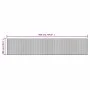 Alfombra rectangular bambú negro 100x500 cm de vidaXL, Alfombras - Ref: Foro24-376960, Precio: 52,48 €, Descuento: %