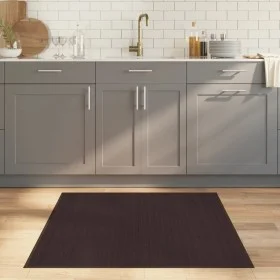 Dark brown square bamboo rug 100x100 cm by vidaXL, Rugs - Ref: Foro24-376941, Price: 26,79 €, Discount: %