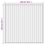 Dunkelbrauner quadratischer Bambusteppich 100x100 cm von vidaXL, Teppiche - Ref: Foro24-376941, Preis: 28,25 €, Rabatt: %