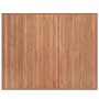 Alfombra rectangular bambú color natural 80x100 cm