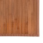 Alfombra rectangular bambú color natural 80x100 cm