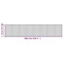 Alfombra rectangular bambú gris 60x300 cm de vidaXL, Alfombras - Ref: Foro24-376844, Precio: 25,56 €, Descuento: %