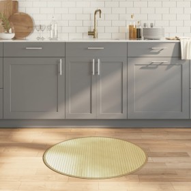 Round bamboo rug light natural color 80 cm by vidaXL, Rugs - Ref: Foro24-376981, Price: 21,86 €, Discount: %