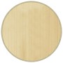 Runder Bambusteppich in heller Naturfarbe, 80 cm von vidaXL, Teppiche - Ref: Foro24-376981, Preis: 21,86 €, Rabatt: %