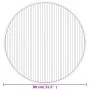 Runder Bambusteppich in heller Naturfarbe, 80 cm von vidaXL, Teppiche - Ref: Foro24-376981, Preis: 21,32 €, Rabatt: %