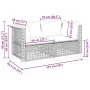 Garden corner sofas with cushions 2 pcs black synthetic rattan by vidaXL, Outdoor sofas - Ref: Foro24-365935, Price: 185,63 €...