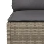 3-seater garden sofa with gray synthetic rattan cushions by vidaXL, Outdoor sofas - Ref: Foro24-365921, Price: 223,16 €, Disc...