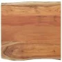 Quadratisches Brett aus massivem Akazienholz mit lebender Kante, 60 x 60 x 2,5 cm von vidaXL, Tischplatten - Ref: Foro24-3706...