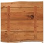 Tablero cuadrado madera maciza acacia borde vivo 60x60x2,5 cm