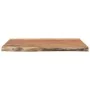 Square board solid acacia wood live edge 60x60x2.5 cm by vidaXL, Table tops - Ref: Foro24-370618, Price: 53,57 €, Discount: %