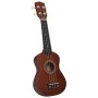 Soprano ukulele set for children with dark wood 21" case by vidaXL, String instruments - Ref: Foro24-70145, Price: 33,13 €, D...