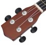 Soprano ukulele set for children with dark wood case 23" by vidaXL, String instruments - Ref: Foro24-70150, Price: 33,37 €, D...