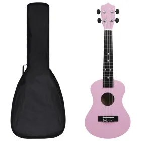 Soprano ukulele set with pink 23" case for children by vidaXL, String instruments - Ref: Foro24-70153, Price: 32,74 €, Discou...