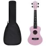 Soprano ukulele set with pink 23" case for children by vidaXL, String instruments - Ref: Foro24-70153, Price: 32,74 €, Discou...