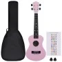 Soprano ukulele set with pink 23" case for children by vidaXL, String instruments - Ref: Foro24-70153, Price: 32,74 €, Discou...