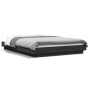 Black engineered wood bed frame 140x200 cm by vidaXL, Beds and slatted bases - Ref: Foro24-3281190, Price: 165,94 €, Discount: %