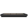 Black engineered wood bed frame 140x200 cm by vidaXL, Beds and slatted bases - Ref: Foro24-3281190, Price: 165,94 €, Discount: %