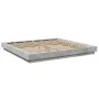 Concrete gray engineered wood bed frame 180x200cm by vidaXL, Beds and slatted bases - Ref: Foro24-3281171, Price: 171,46 €, D...