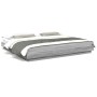Sonoma gray engineered wood bed frame 180x200 cm by vidaXL, Beds and slatted bases - Ref: Foro24-3281173, Price: 178,98 €, Di...