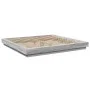 Sonoma gray engineered wood bed frame 180x200 cm by vidaXL, Beds and slatted bases - Ref: Foro24-3281173, Price: 176,83 €, Di...
