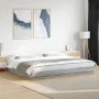 Sonoma gray engineered wood bed frame 180x200 cm by vidaXL, Beds and slatted bases - Ref: Foro24-3281173, Price: 176,83 €, Di...