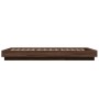 Brown oak engineered wood bed frame 90x200 cm by vidaXL, Beds and slatted bases - Ref: Foro24-3281216, Price: 142,63 €, Disco...