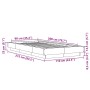 Bettgestell aus geräuchertem Eichenholzwerkstoff, 90 x 200 cm von vidaXL, Betten und Lattenroste - Ref: Foro24-3281214, Preis...